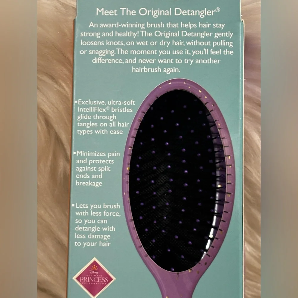 Disney Princess Aladdin Jasmine Wet Brush Limited Edition Original Detangler